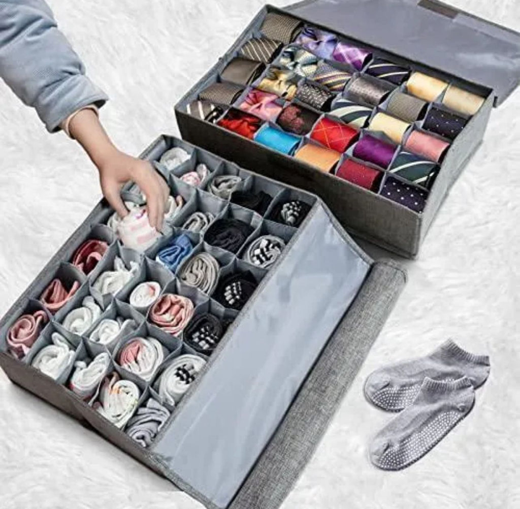 24 Grids Socks Organizer
