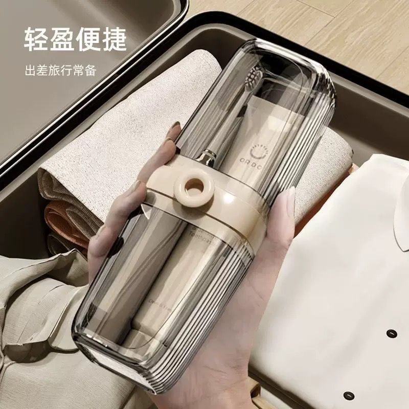 Travel brush holder